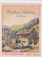 Etikette - Eglisauer "Stadtberger" (Riesling-Sylvaner) /bd
