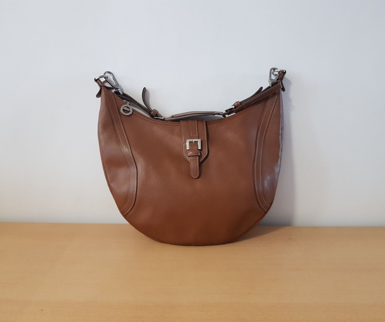 Longchamp Taschen für Damen: Longchamp Le Pliage Leder Tasche – Gebraucht aus Basel von Birs868