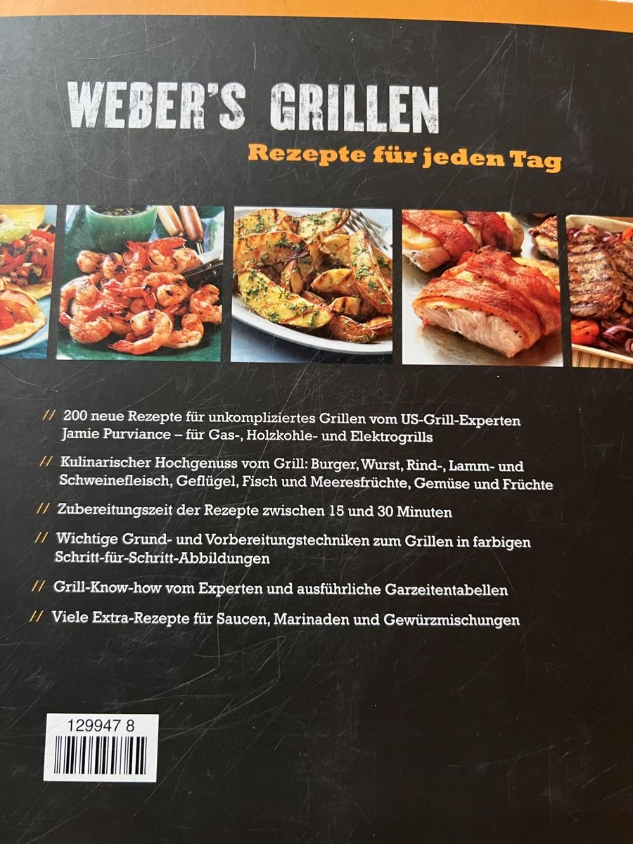 Libri: Weber‘s Grillbuch – Nuovo (secondo la descrizione) da Konolfingen venduto da SonjaKalt 1