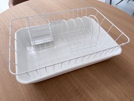 White enamel DISH RACK - Made in Japan