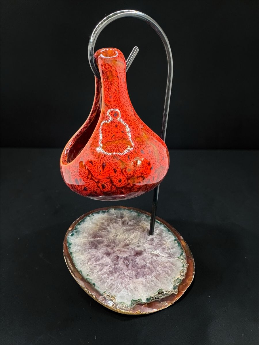 Minerali & Pietre curative: Duftlampe auf Achatplatte Nr. 2 – Nuovo e nell'imballaggio originale da Amden venduto da Energiearbeit.Laib 2