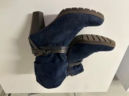 Tamaris Stiefeletten, Gr. 40, Dunkelblau, Top Zustand!