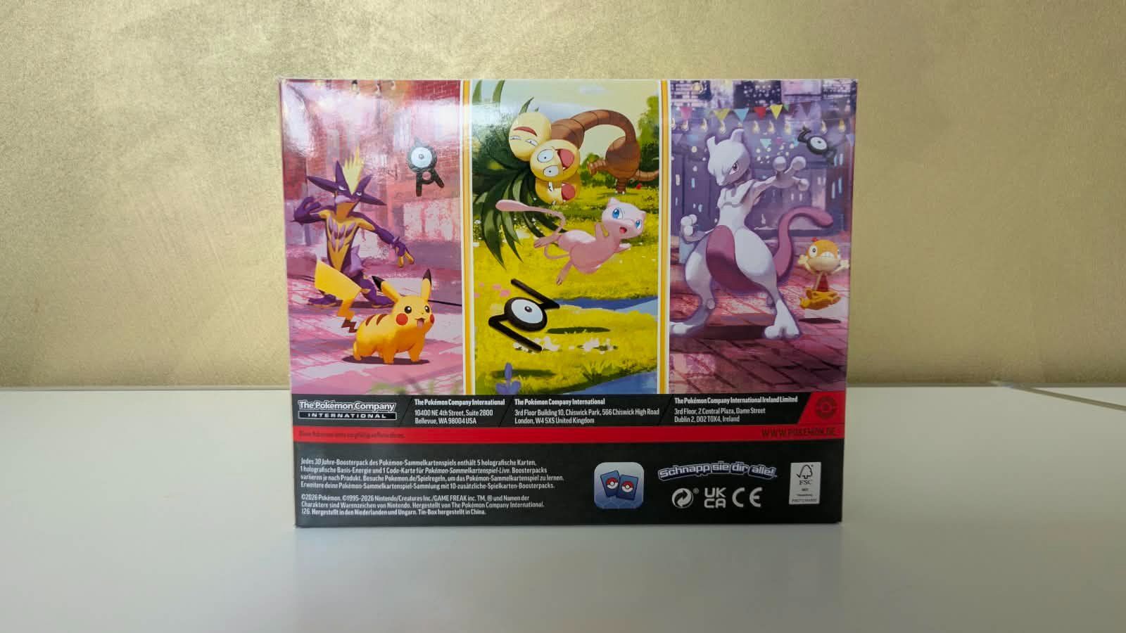 Pokémon Carte collezionabili: Pokémon 30th Celebration Mini Tins – Nuovo e nell'imballaggio originale da Davos Platz venduto da bongo007 2