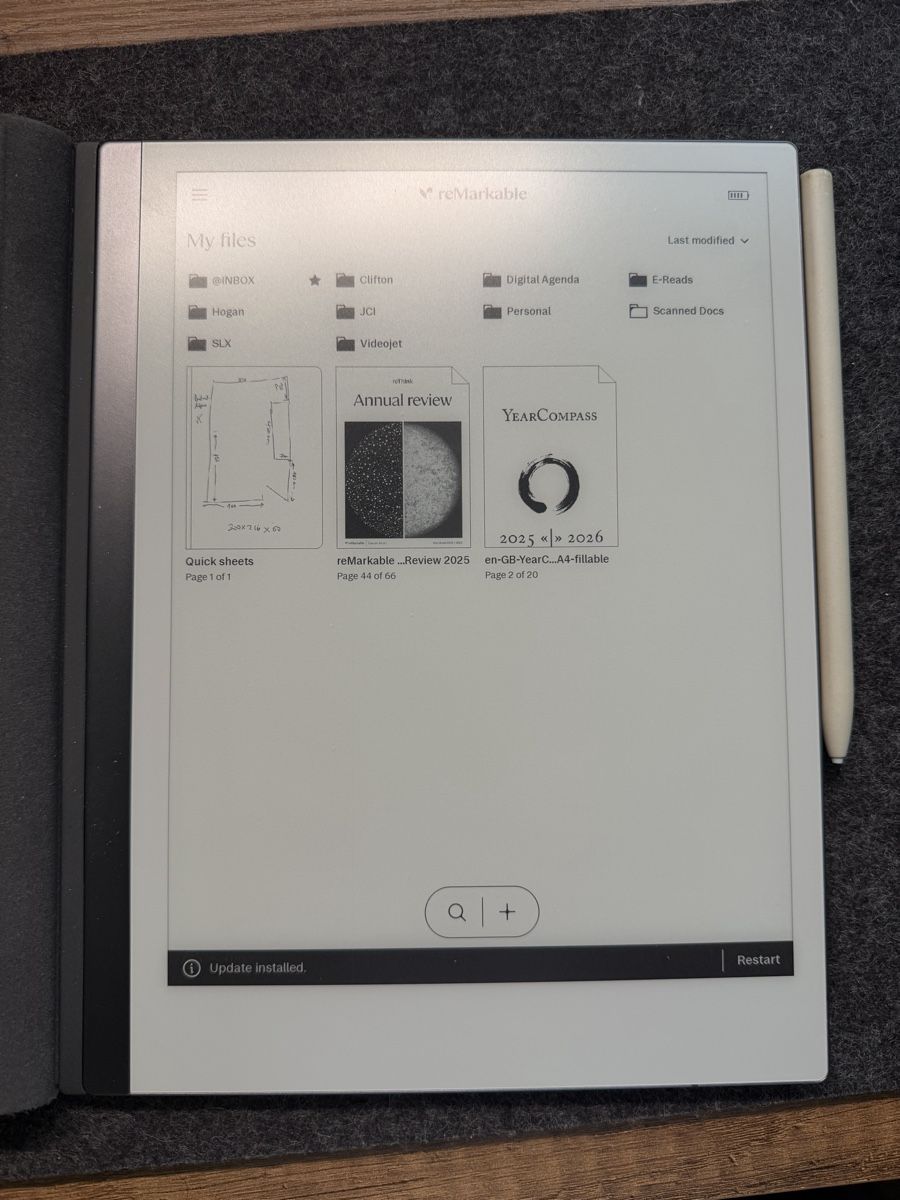 reMarkable Tablet PC: reMarkable 2 E-Ink Tablet mit Stift und Schutzhülle – Gebraucht aus Horgen von bul_795t 1