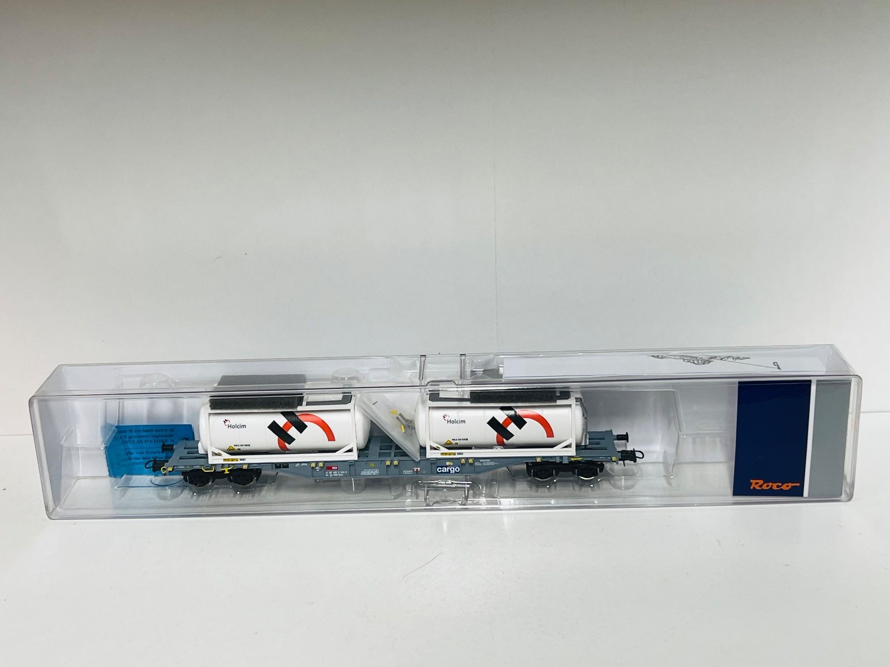 Roco Modellini di ferrovie: Roco 76943 HOLCIM Cargo  SBB H0 DC – Usato da Geroldswil venduto da TopTrain54 7