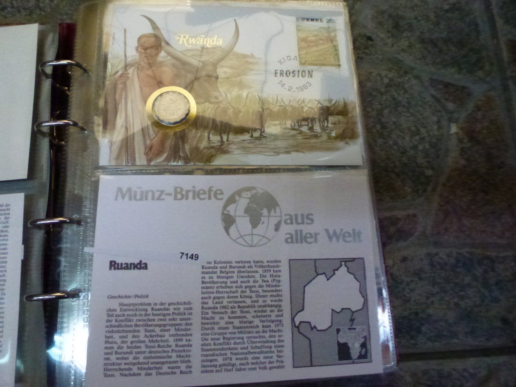 Tutti le monete: Münzbrief Ruanda – Usato da Olten venduto da Disc-Verkauf