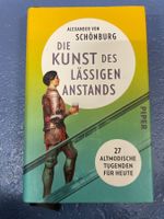 VON SCHÖNBURG Die Kunst Des Lässigen Anstands (Piper, 2018)