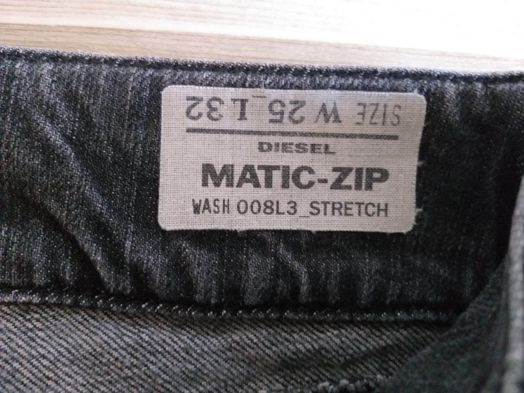 Diesel Jeans: DIESEL "MATIC-ZIP" Jeans taille / Grosse W25 L32 – Gebraucht aus Cossonay-ville von Super-Price-Quality 4