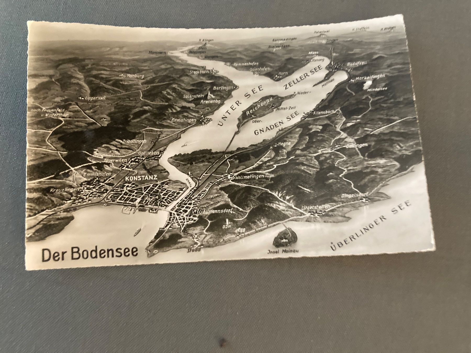 Cartoline postali: Alte Ansichtskarte vom Bodensee, ca. 1930er – Usato da Zürich venduto da mik_h9ty