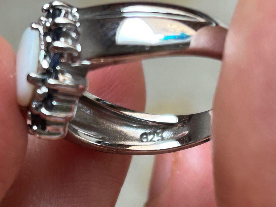 Anelli: Silberring Opal & Gr. 53 (Topaz) – Usato da Dittingen venduto da Bijoubelle 2