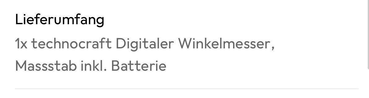 Technocraft Messen: Digitaler Winkelmesser technocraft – Neu (gemäss Beschreibung) aus Affoltern BE von _Kaeser_ 2