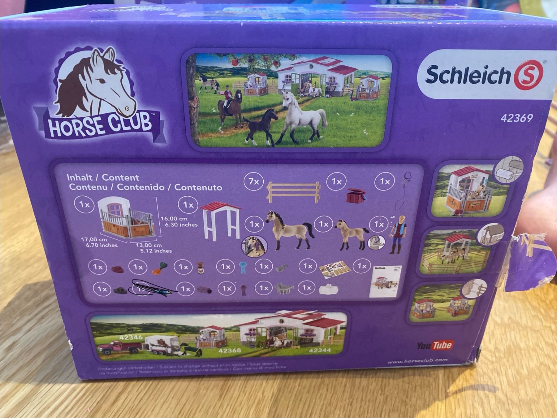 Schleich Giocattoli: Schleich Horse club Stall – Usato da Münsingen venduto da _cocos_ 1