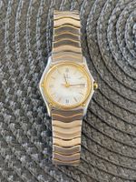 Montre Ebel Classic Wave acier or cadran blanc bon état