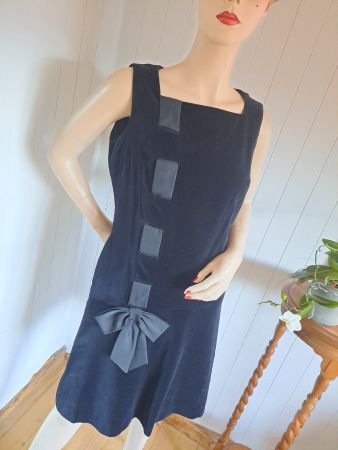 DENECO Cocktailkleid KRAUSE SENN 38 Samtkleid Kleid Samt