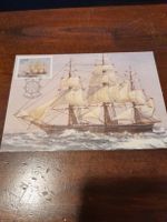 Carte postale rare, voilier "KRASSEN", Hambourg, parfait!