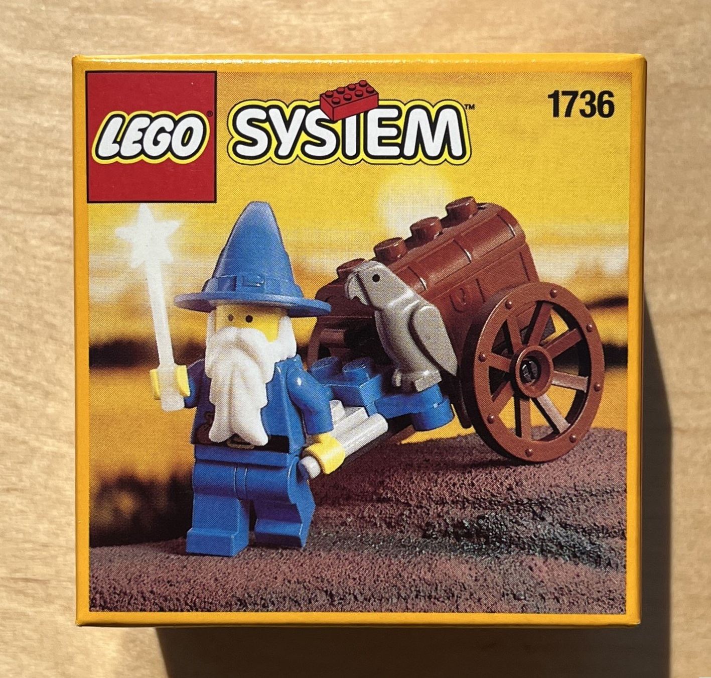 Lego Kit di costruzioni: LEGO System 1736 Wizard's Cart Neu & Sealed – Nuovo e nell'imballaggio originale da Dornach venduto da Deco89