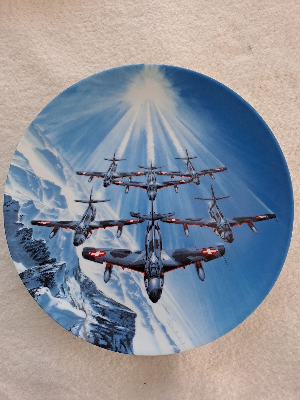 Piatti: 8 Sammelteller der Patrouille Suisse – Nuovo (secondo la descrizione) da Umiken venduto da Rider56 8