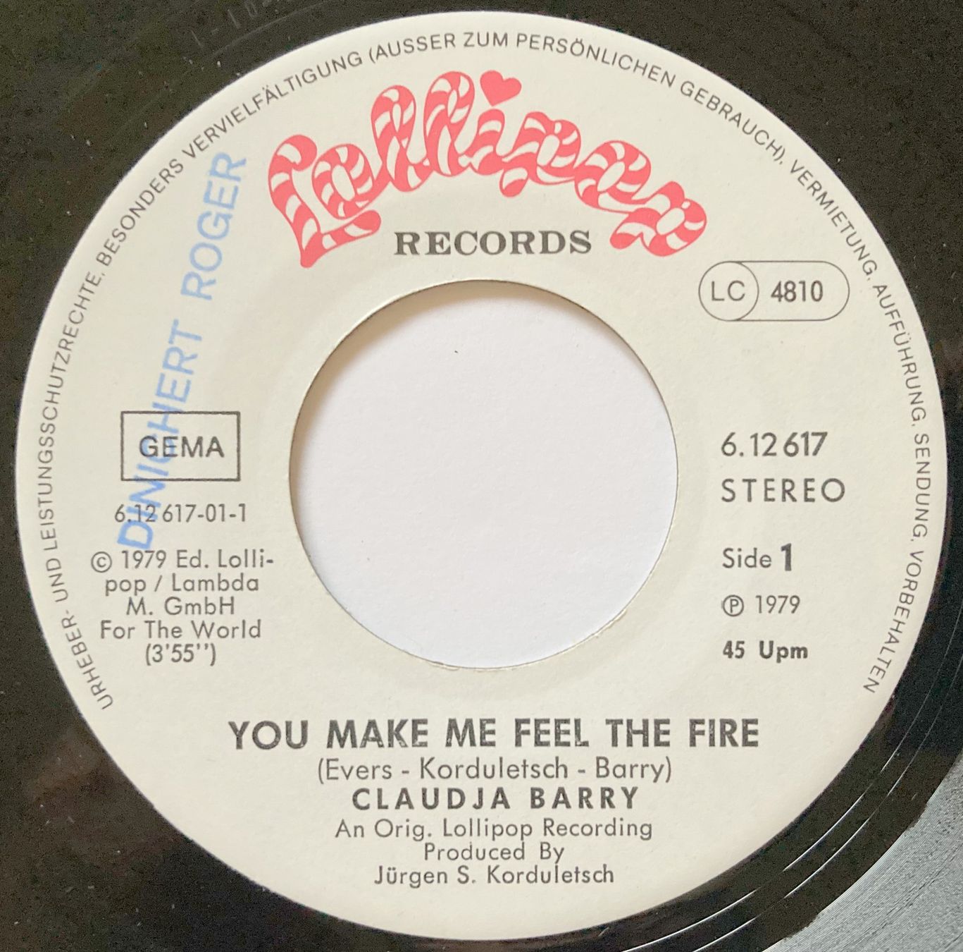 Dischi in vinile: CLAUDJA BARRY - YOU MAKE ME FEEL THE FIRE – Usato da Bottens venduto da hotter-than-hell 2