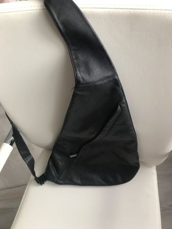 GIUDI Rucksack aus Leder, schwarz - Top Zustand!