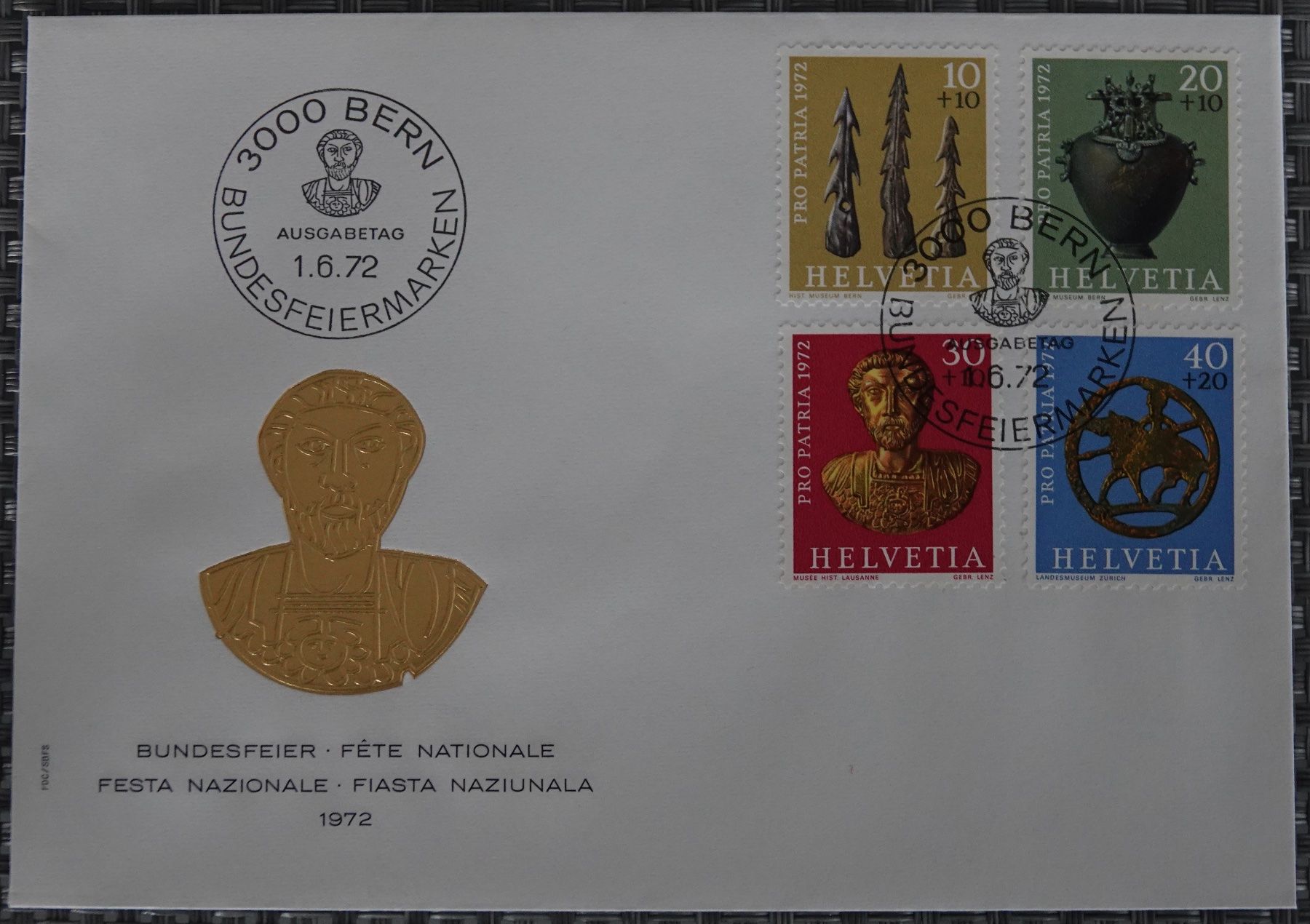 Tutti i francobolli: Pro Patria FDC-Couvert 1972 ET-Gestempelt – Usato da Goldau venduto da Bofi0
