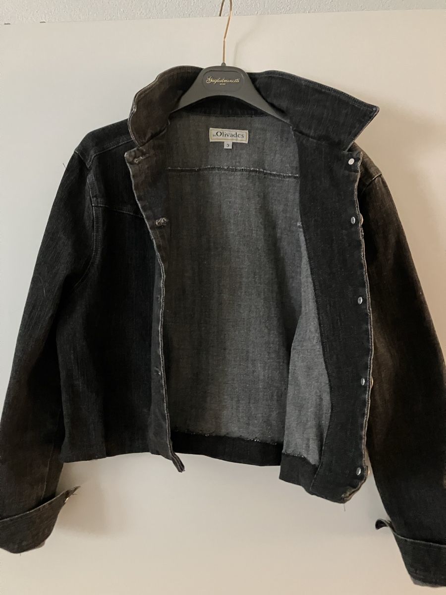 Vestes: Upcycled Olivades Bomberjacke Gr 38 graphit – Neuf (Voir description) à Stäfa par ummroxana 2