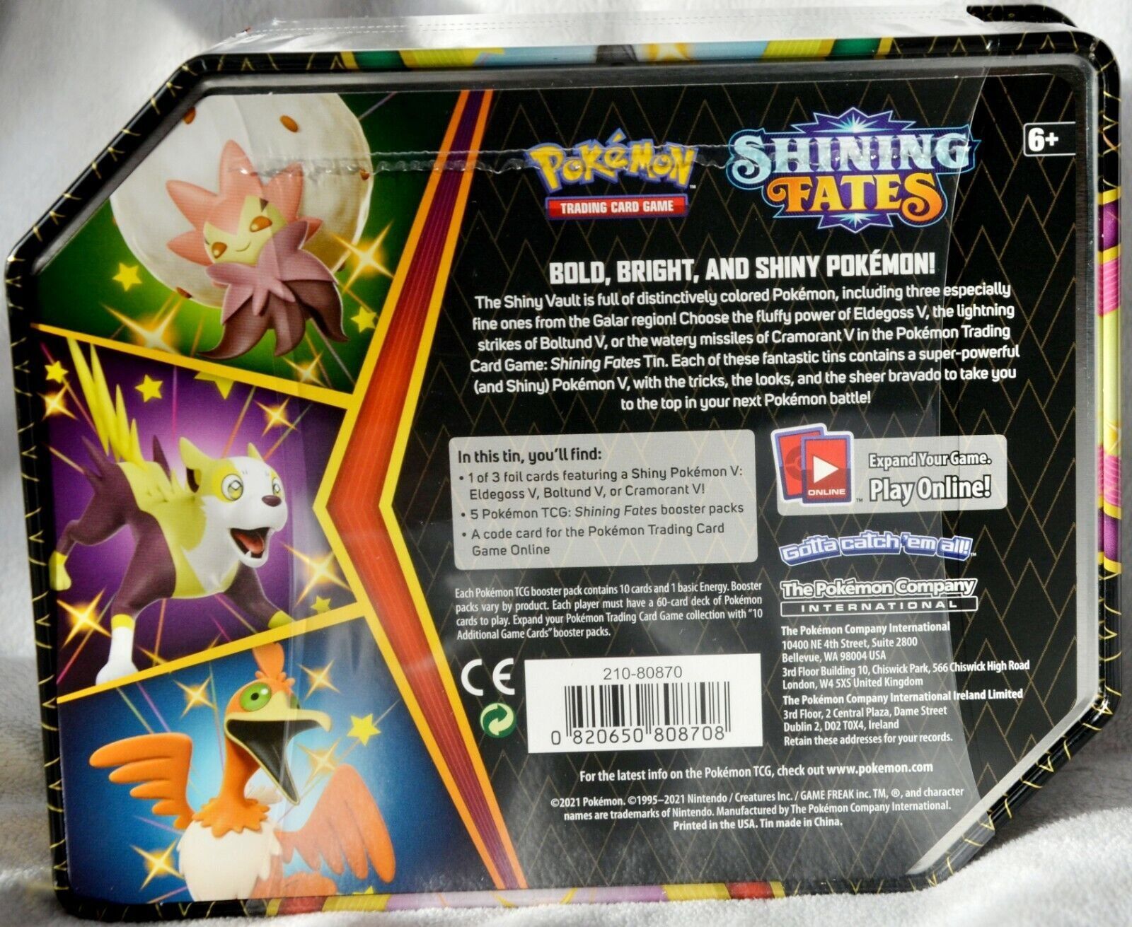 Pokémon Sammelbilder & Trading cards: Pokémon Shining Fates V Tin Set EN – Neu und originalverpackt aus Matzendorf von SwissMagicKarten 1