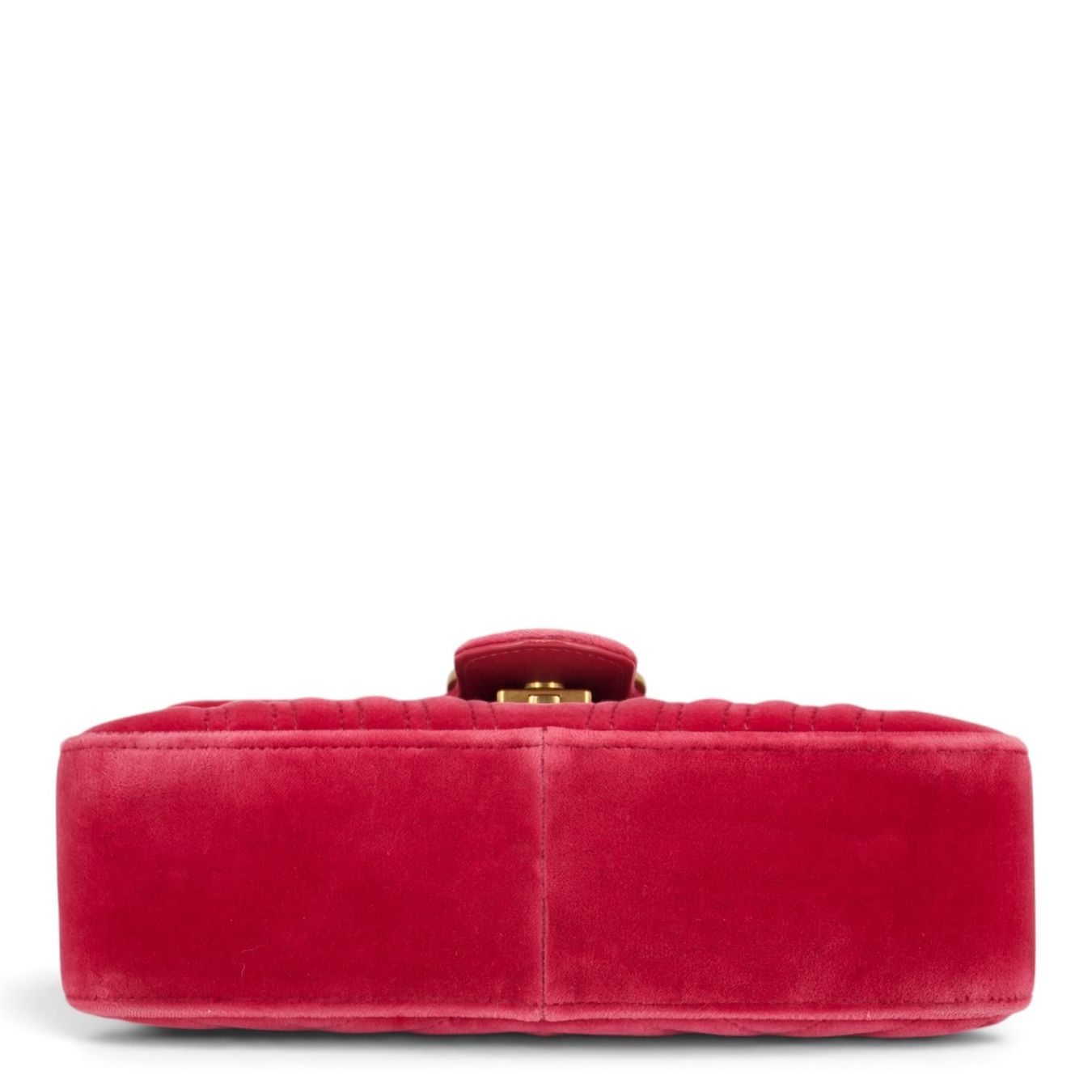 Gucci Borse da donna: Gucci GG Marmont Samt raspberry – Usato da Binningen venduto da Designerlabels 5