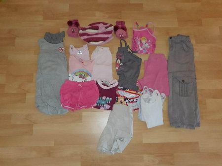 Lot habit fille T 98