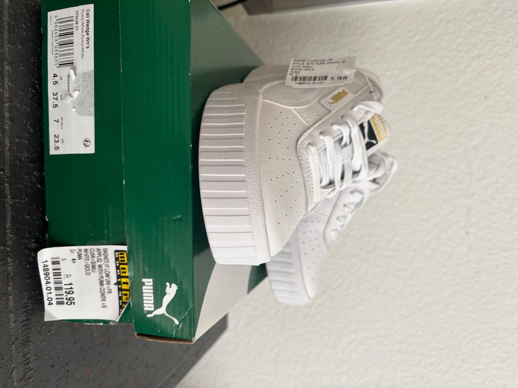 Puma Chaussures femmes: Basket Puma cuir 37,5 – D'occasion à Yverdon-les-Bains par annefu 2