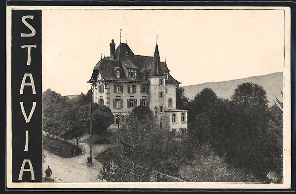 Cartoline postali: AK Estavayer-le-Lac, Institut Stavia – Usato da Berlin venduto da bartko-reher