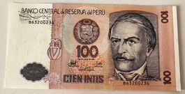 Peru 100 Intis 1987 Neuwertig