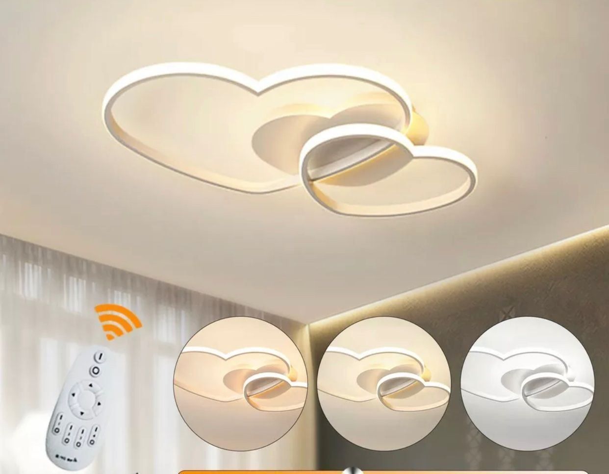 Lampadari & plafoniere: LED Deckenlampe Deckenleuchte Dimmbar He – Nuovo e nell'imballaggio originale da Amriswil venduto da JaJa-Express 1