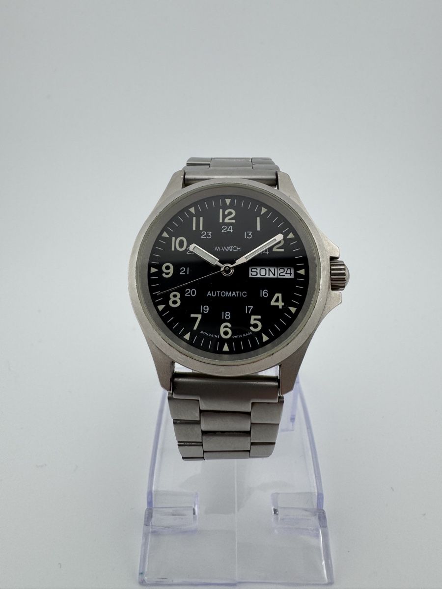 M-Watch Orologi: M-Watch Automatic herrenuhr militaire armé – Usato da Biel/Bienne venduto da upi_7vwn
