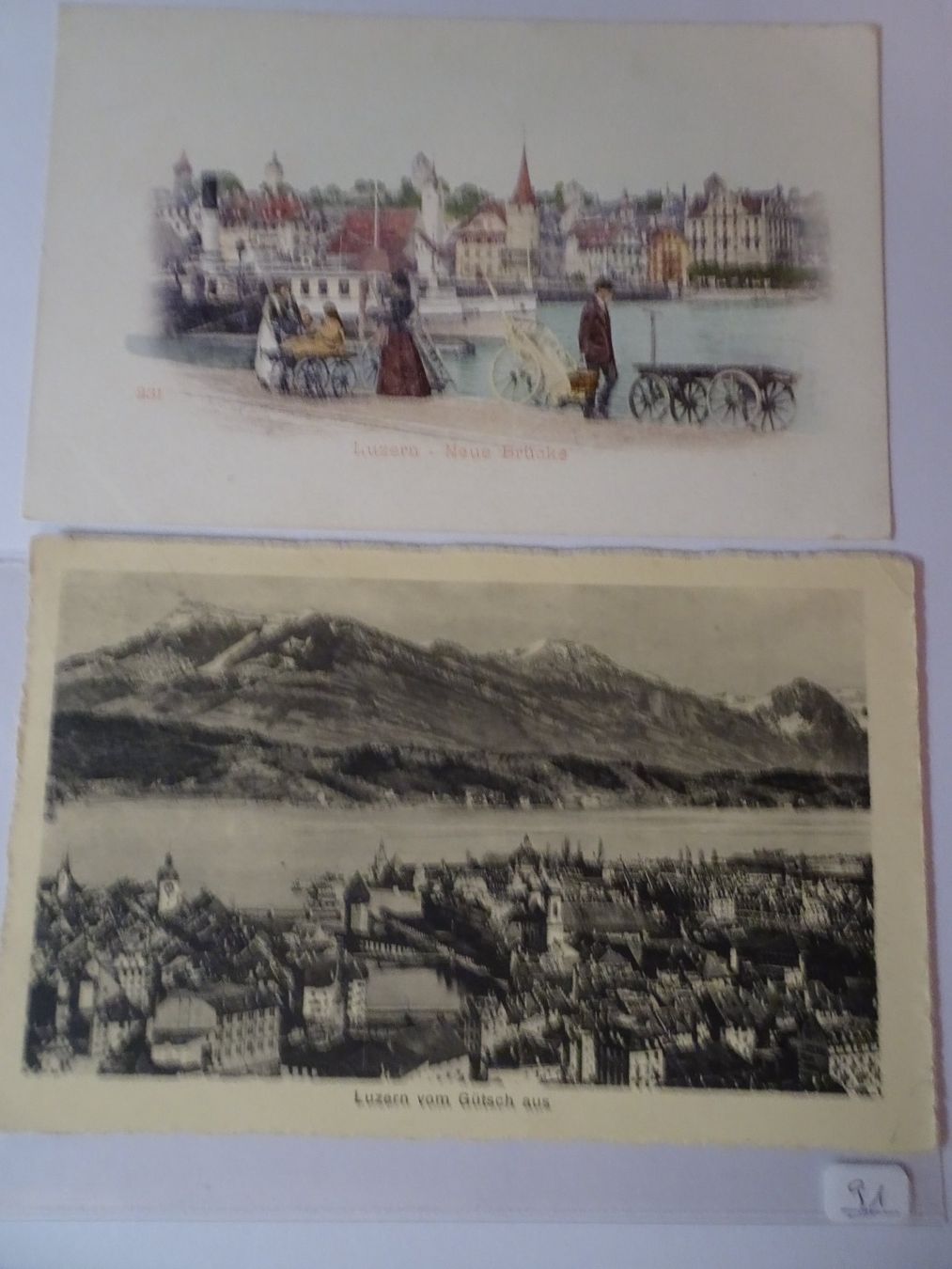 Cartes postales: 2 AK Luzern – D'occasion à Schönenwerd par schnitzunddrunter