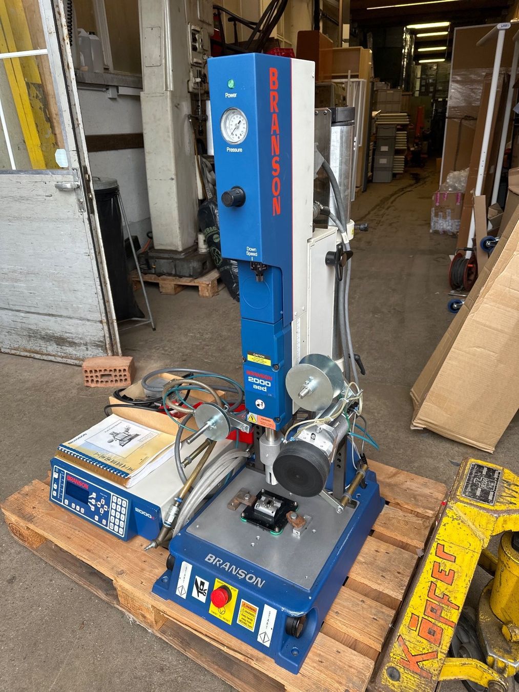 Tutte le macchine: Branson 2000 sed Ultrasonic Actuator Ultraschallgenerator – Usato da Necker venduto da liq24