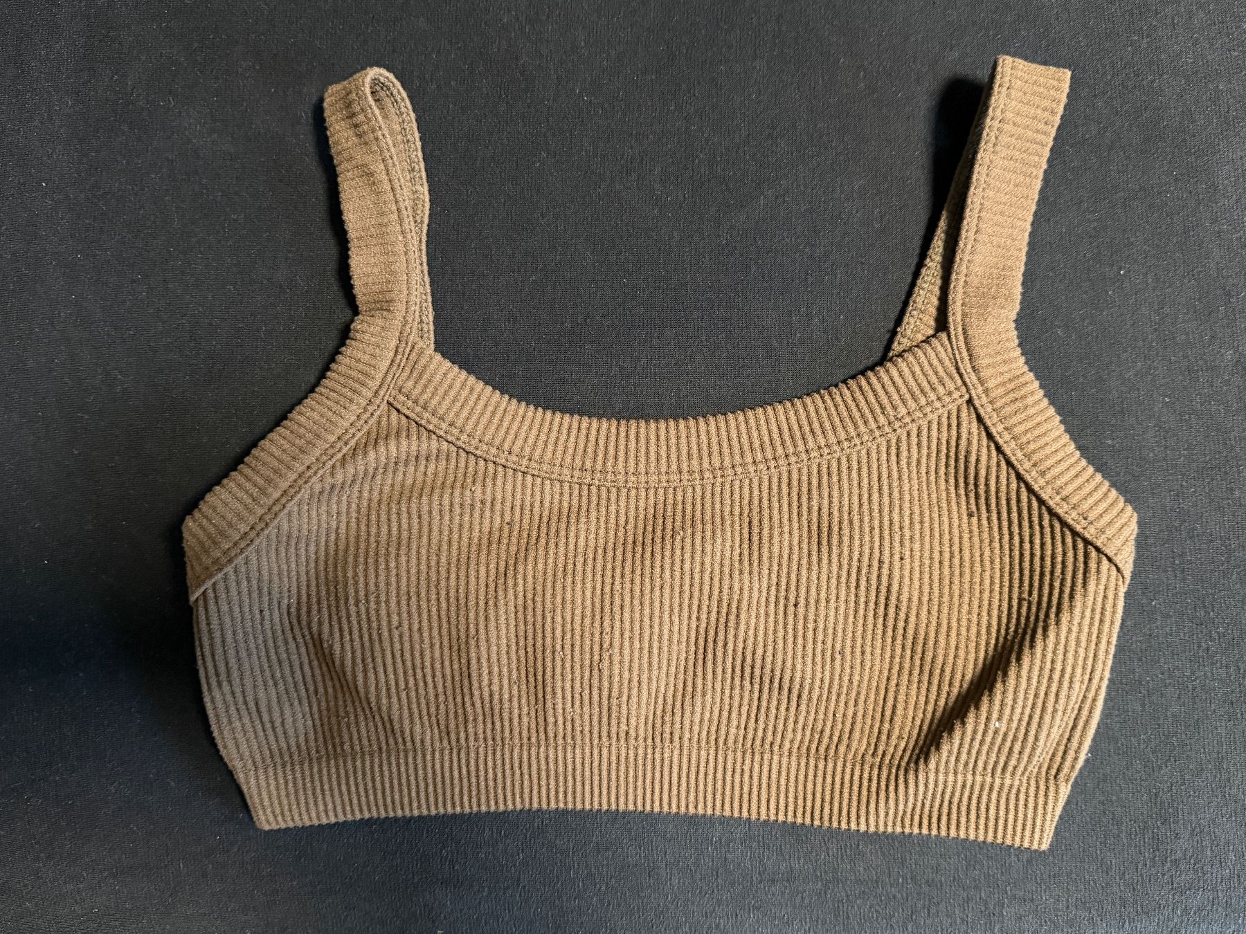 Top: Trendiges Top, Grösse XS, Braun – Usato da Kriegstetten venduto da asheee.04