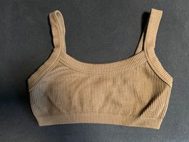 Trendiges Top, Grösse XS, Braun
