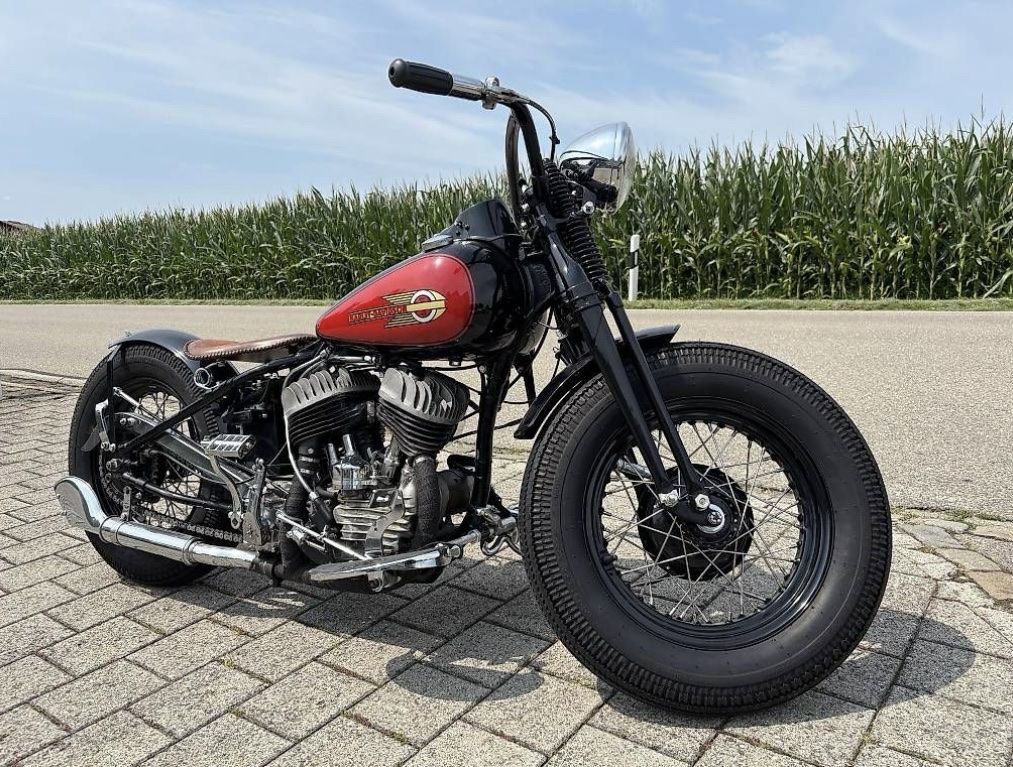 Harley-Davidson Chopper: Harley Davidson 47 WLA – Gebraucht aus Merenschwand von M3W70 4