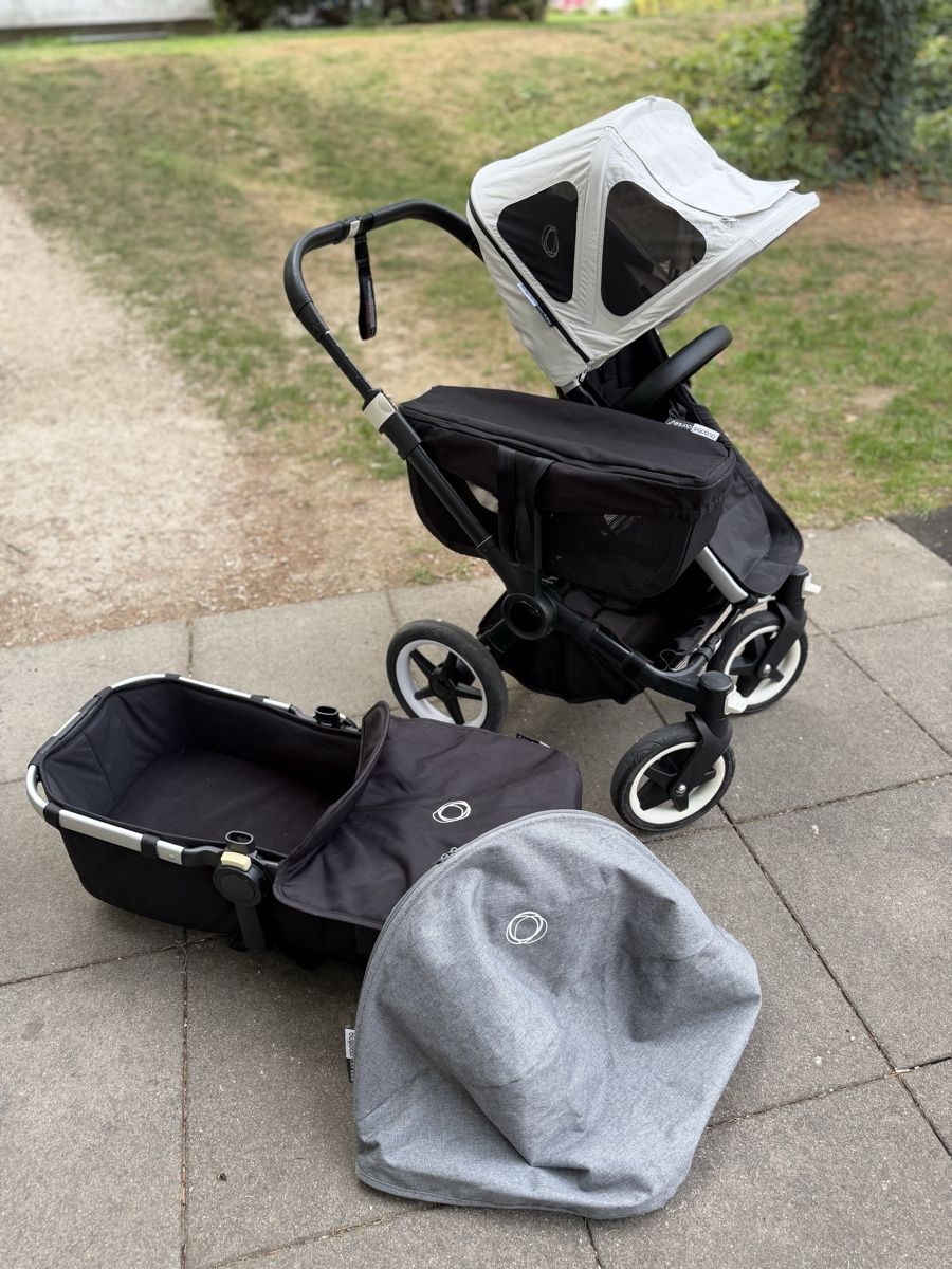 Bugaboo Carrozzine: Bugaboo Donkey 2 Geschwisterwagen – Usato da Füllinsdorf venduto da Pujdo545