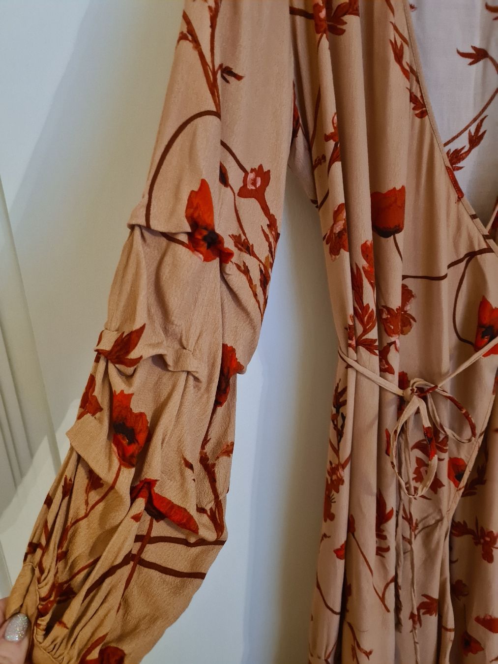 H&M Kleider: Wunderschönes Maxikleid / langes Wickelkleid Gr. XL – Neu (gemäss Beschreibung) aus Zürich von nel_k752 1