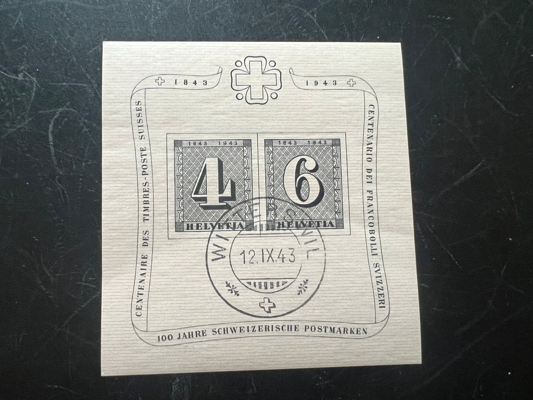 Tous les timbres: CH  1943  Block gest.  (5879) – D'occasion à Hinwil par Sidi4