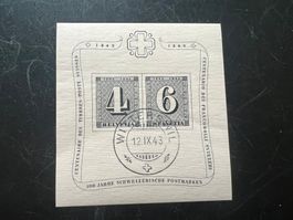 CH  1943  Block gest.  (5879)
