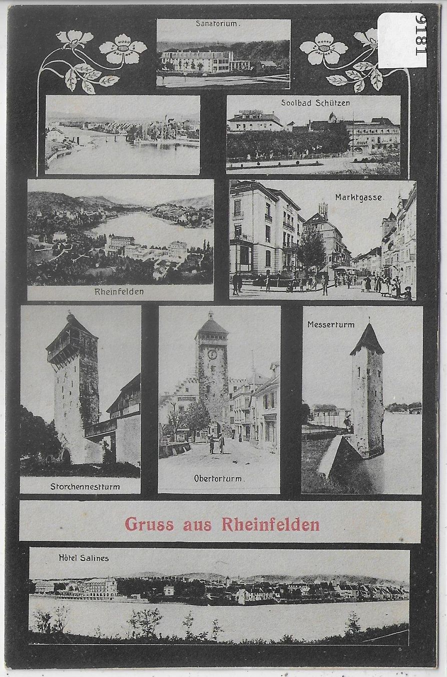 Ansichtskarten: Gruss aus Rheinfelden - Multiview – Gebraucht aus Ettingen von Kartenplanet