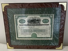 HISTORISCHES AKTIEN-ZERTIFIKAT / „100 Shares“ (Anteile) 1951