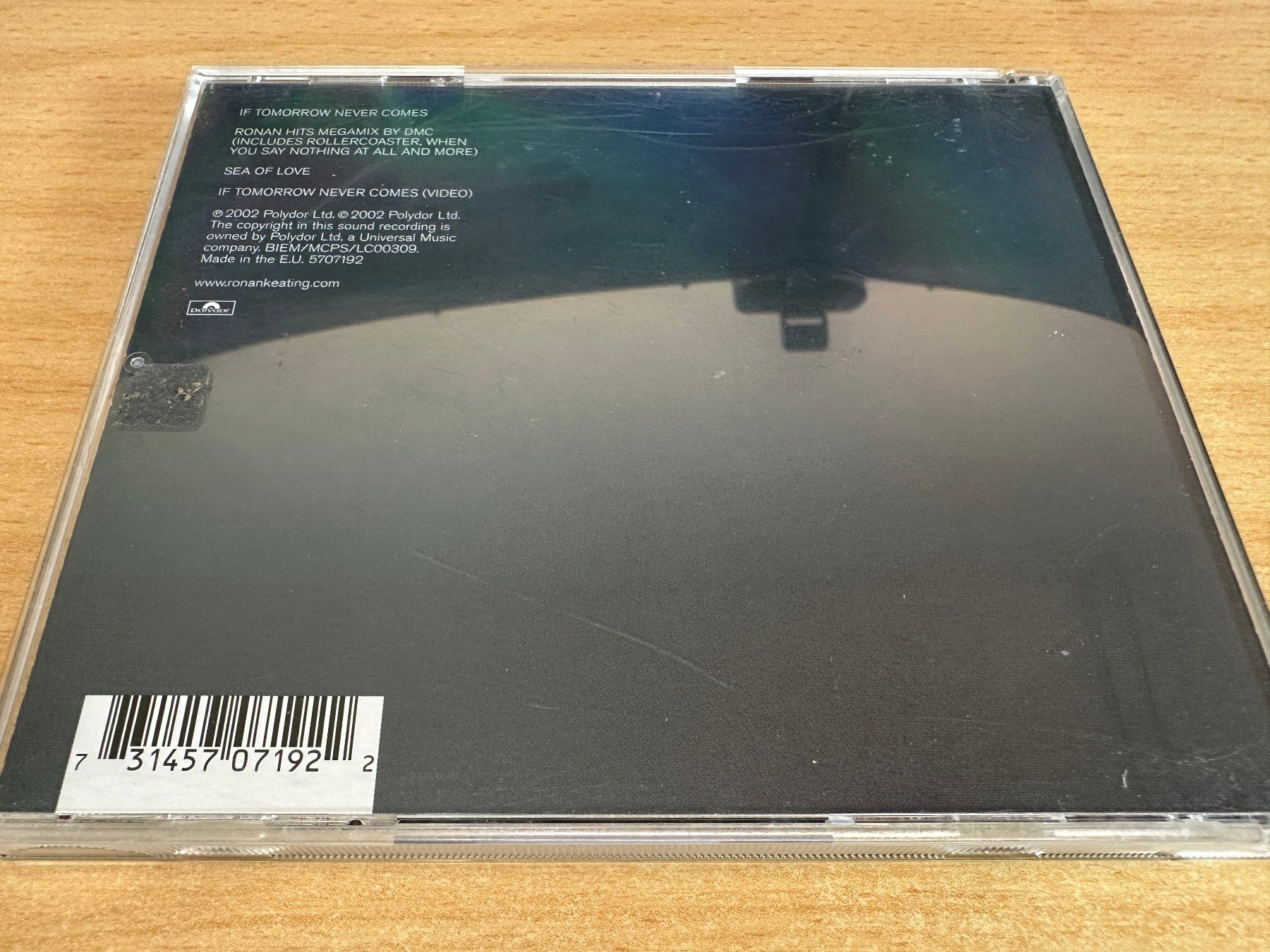 CDs: Ronan Keating – If Tomorrow Never Comes - Single CD – Gebraucht aus Rikon im Tösstal von Alpenmutz 1
