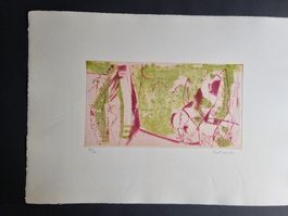 Max Hegetschweiler 1902-1995  KALTNADELRADIERUNG AQUATINTA