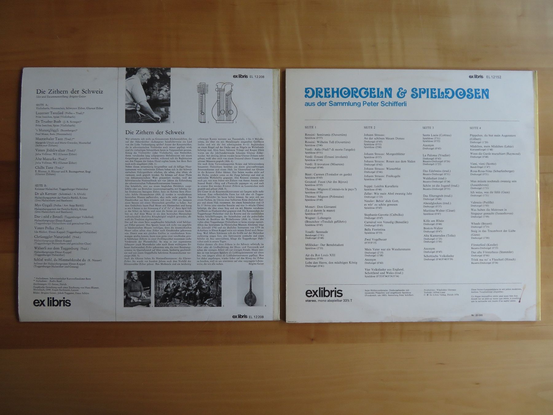 Dischi in vinile: Zithern, Drehorgeln und Spieldosen – Usato da Bern venduto da mordswein 1