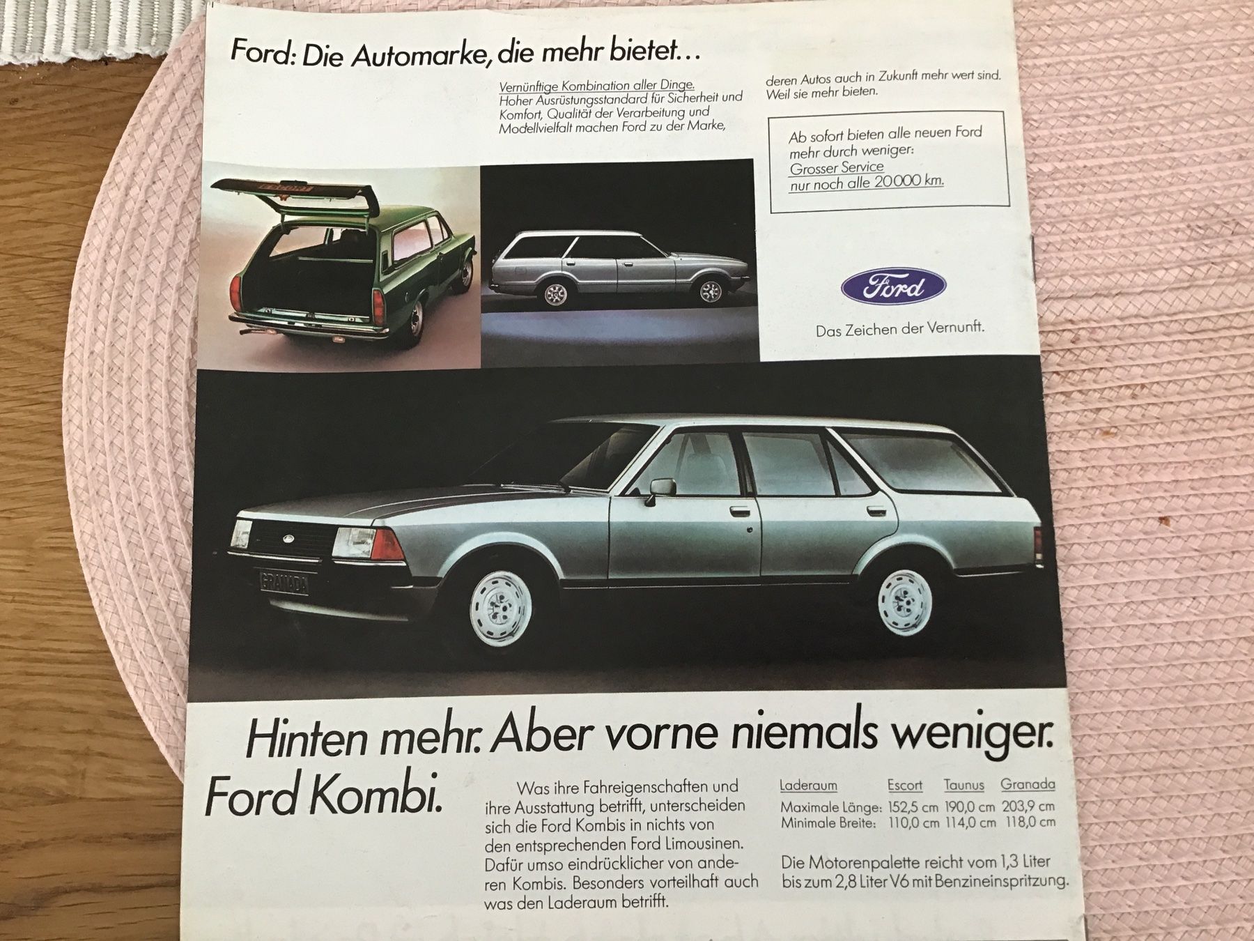Ford Dokumente: Ford-Programm Verkaufsprospekt 8 Seiten – Gebraucht aus Scherzingen von Starseller62 5