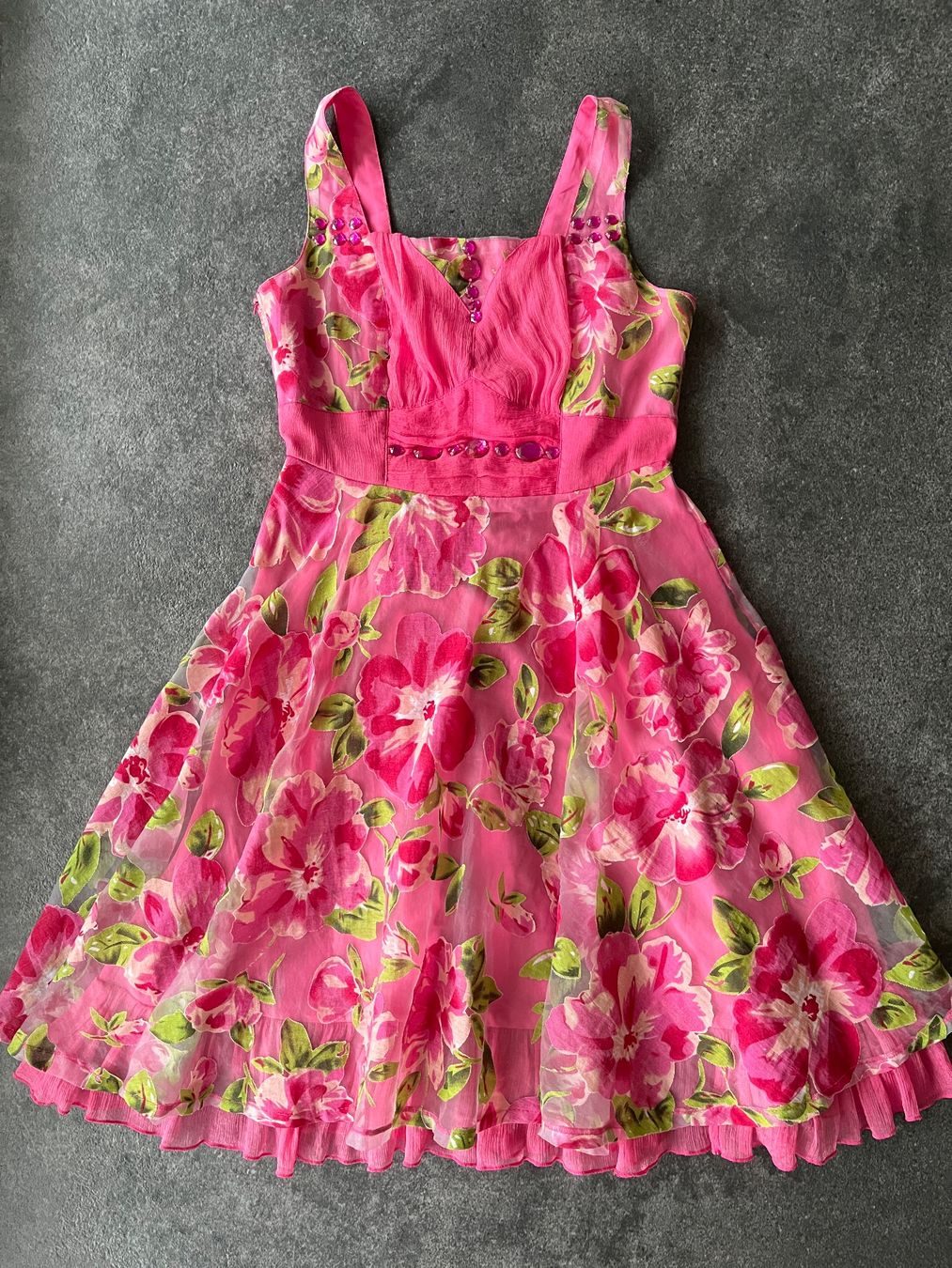 Vestiti: DFYG Damenkleid mit Blumenmuster - Größe S – Usato da Kilchberg ZH venduto da Ch.C