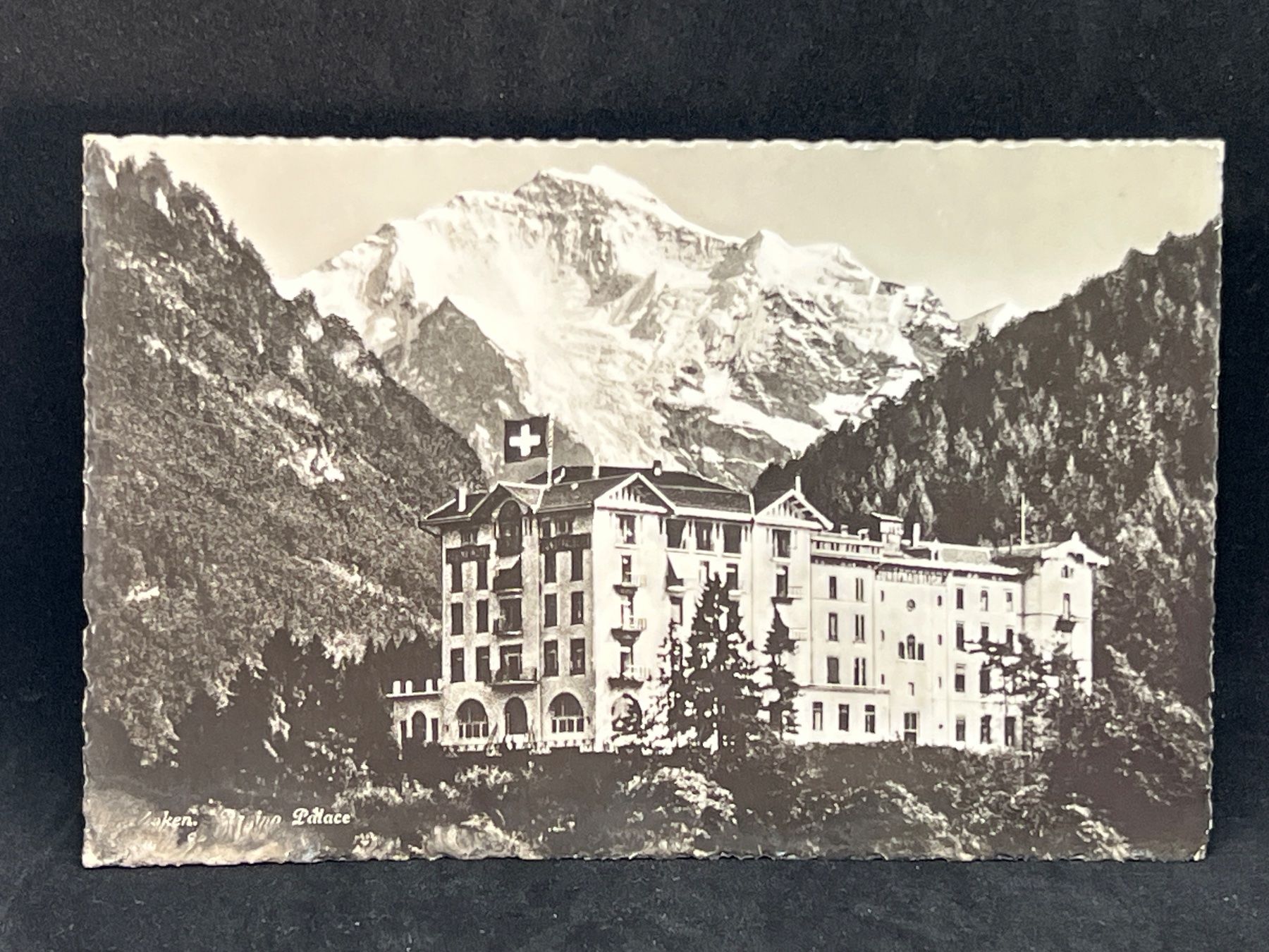 Cartoline postali: Interlaken. .... Palace – Usato da Widnau venduto da Brusi9